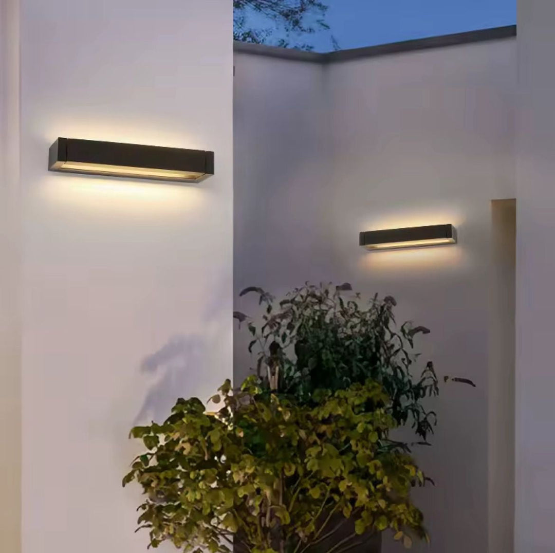 Modern Linear Outdoor Wall Light