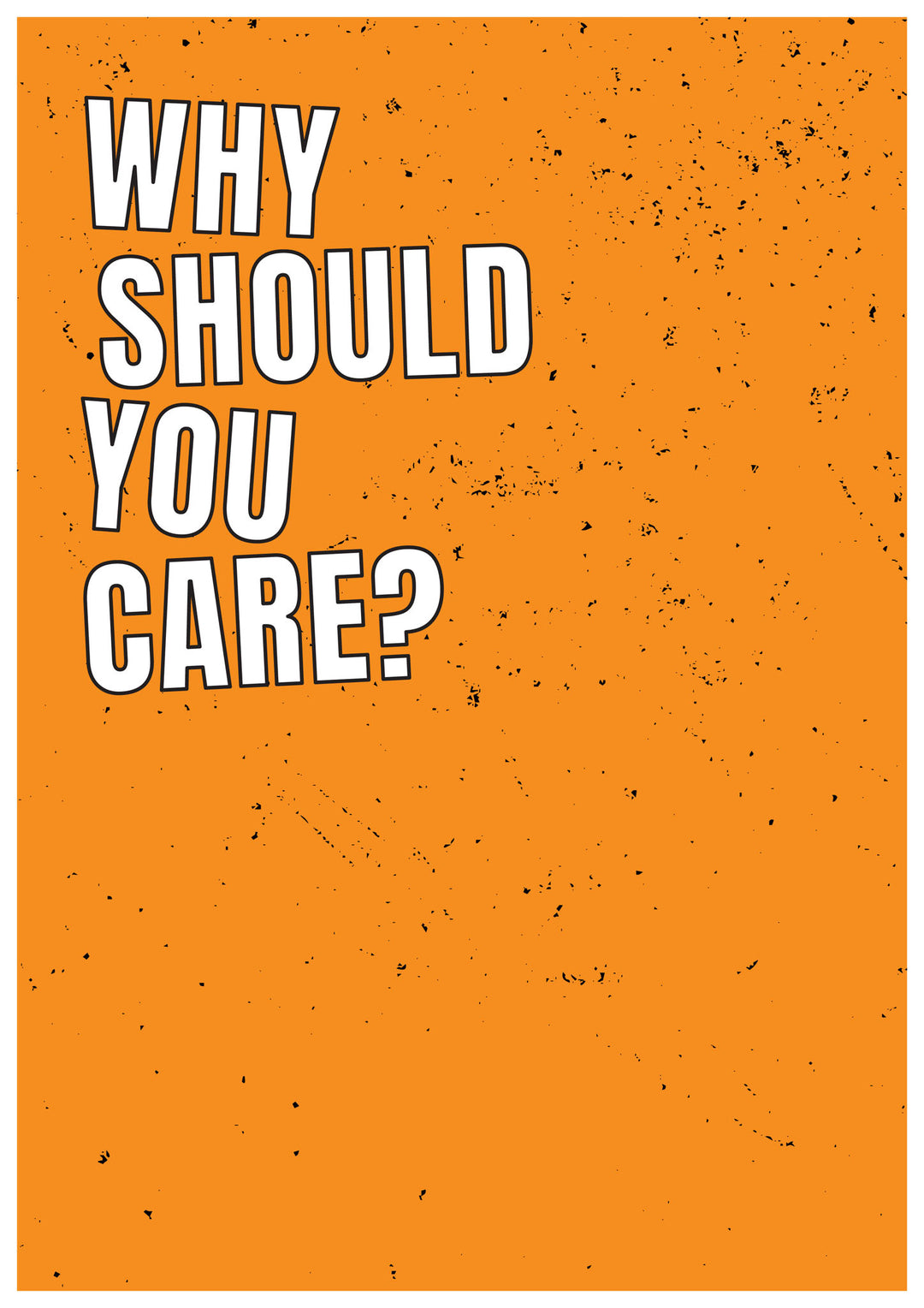 Wadi Home typography wall art poster with white text on a distressed orange background in a modern living room.