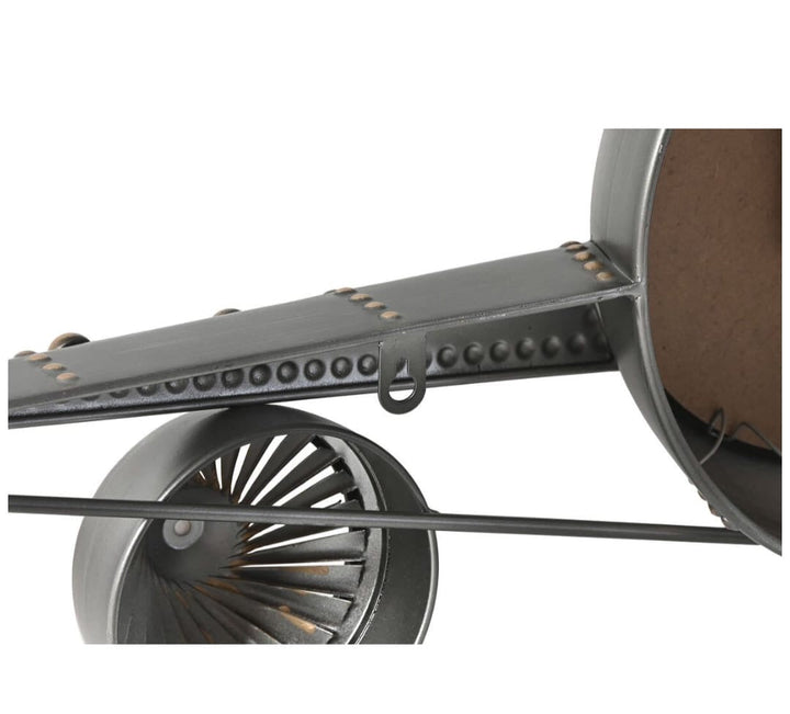 Industrial Gauge-Style Round Wall Clock