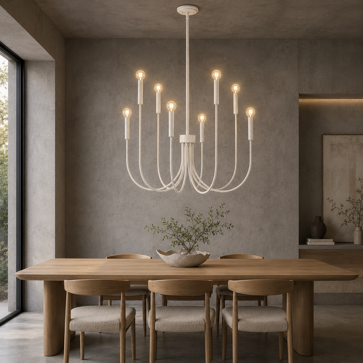 Black - Brass - Chrome- white  color Chandelier