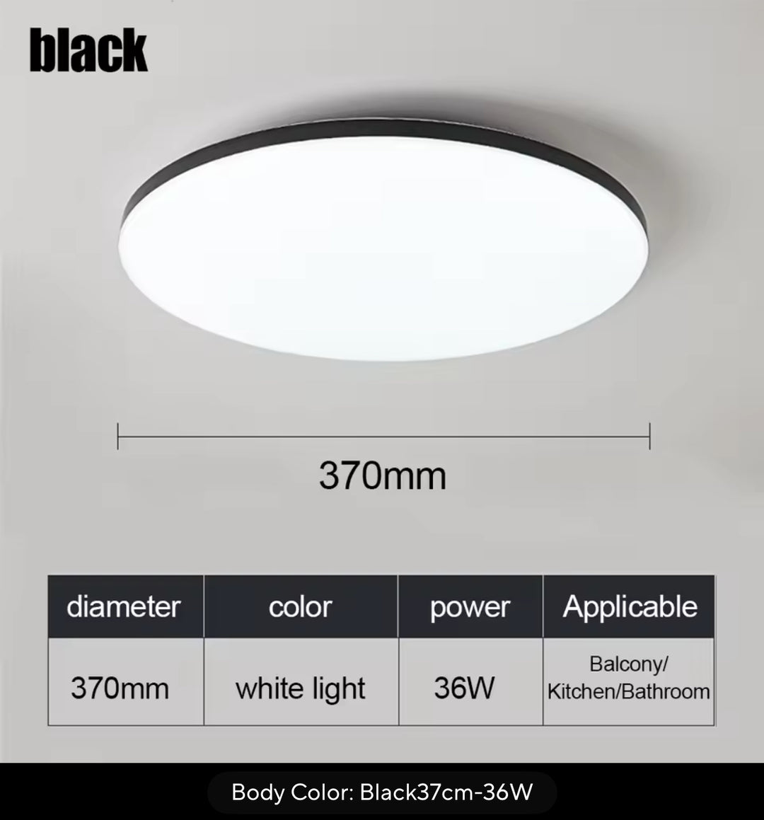 Minimalist Ceiling LED Light - in 4 COLORS