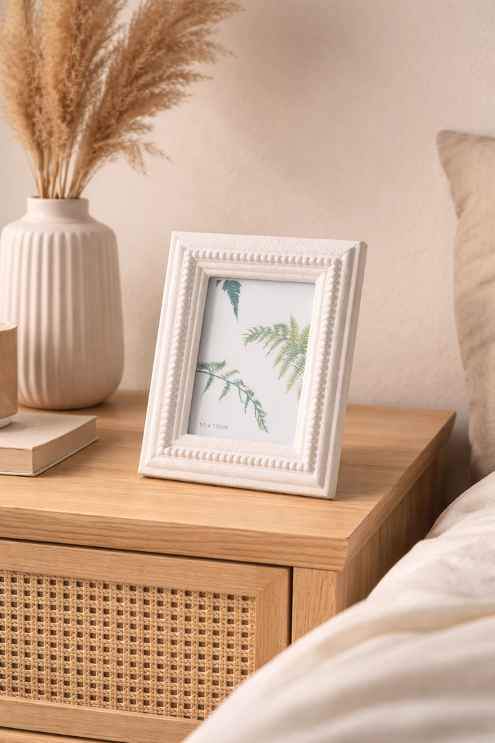 Classic White Decorative Photo Frame