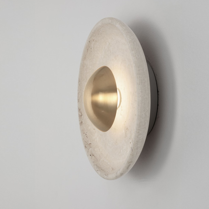Round Textured Wall Sconce