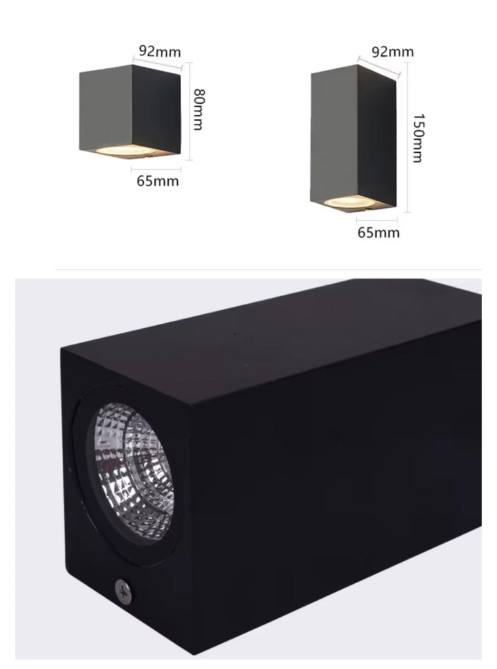 Modern Minimalist Black Wall Sconce Light