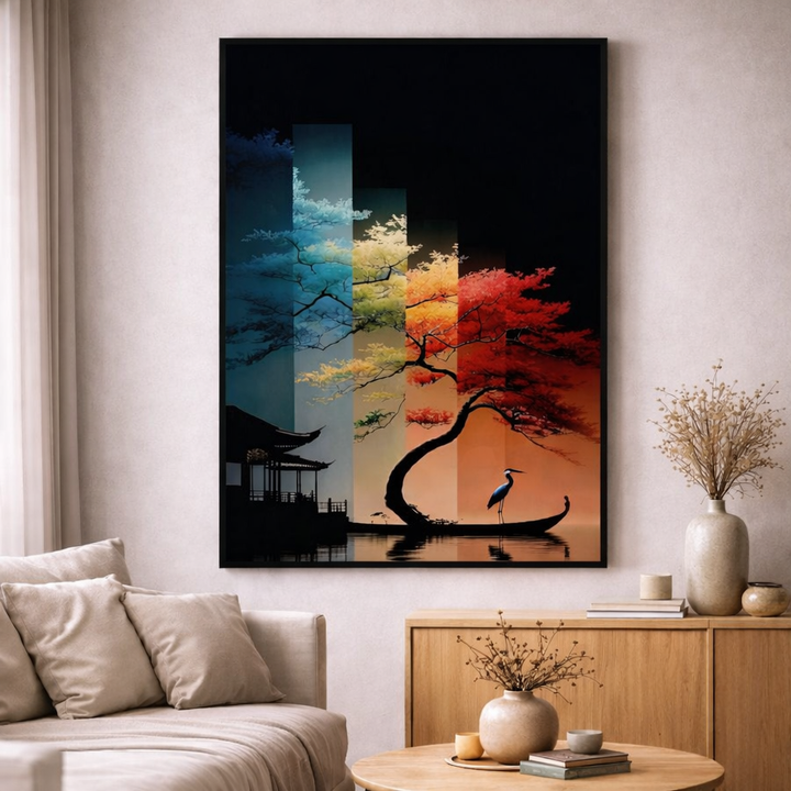 Four Seasons Tree Canvas
