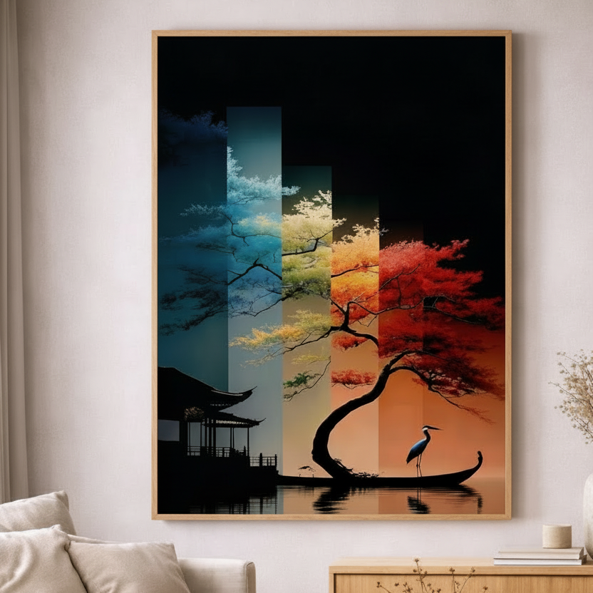 Four Seasons Tree Canvas