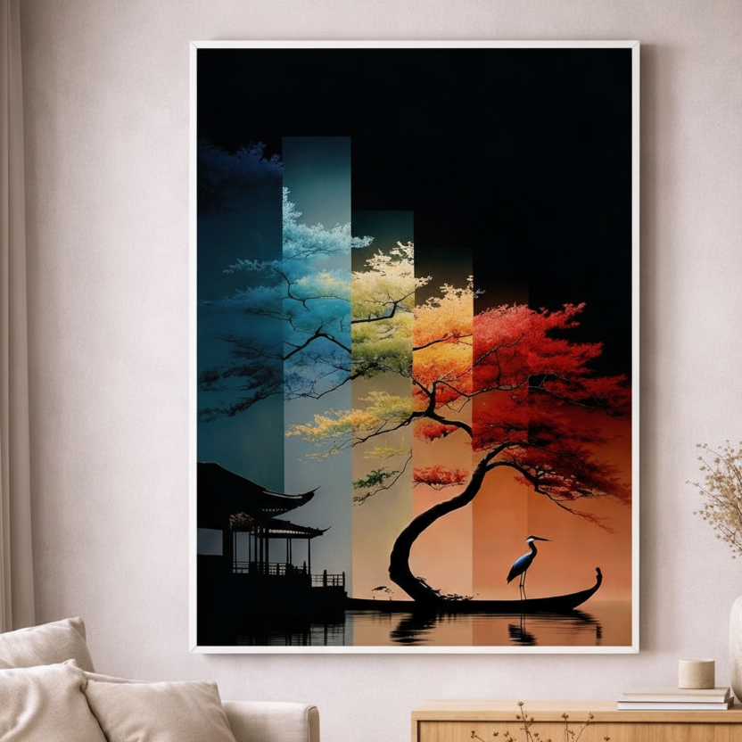 Four Seasons Tree Canvas