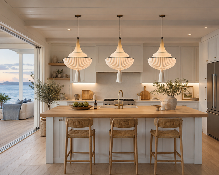 DUNE - Ivory Lotus Pendant Light