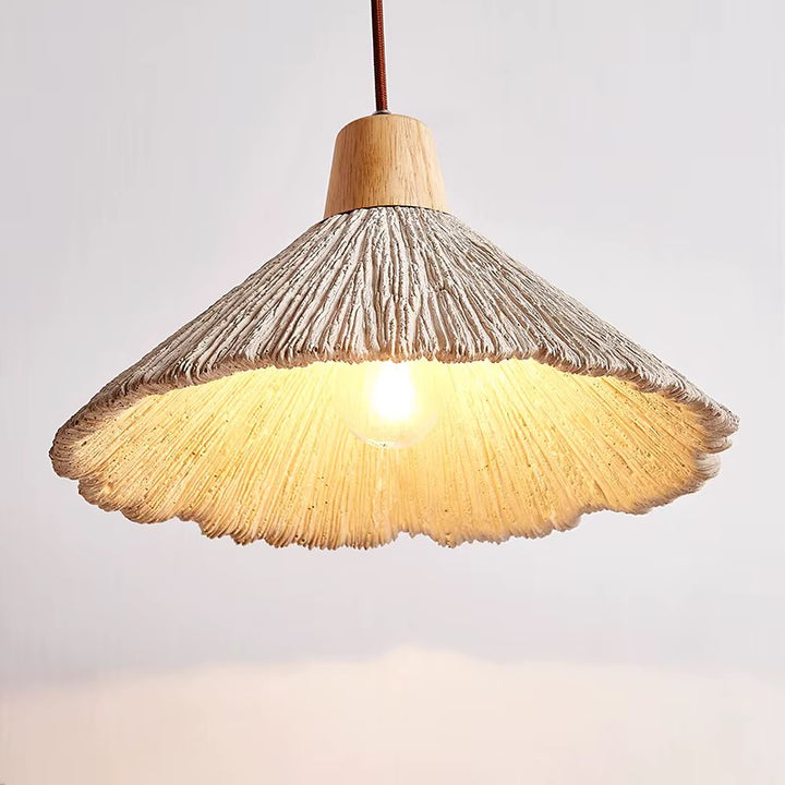 Textured Fringe Pendant Light Trio