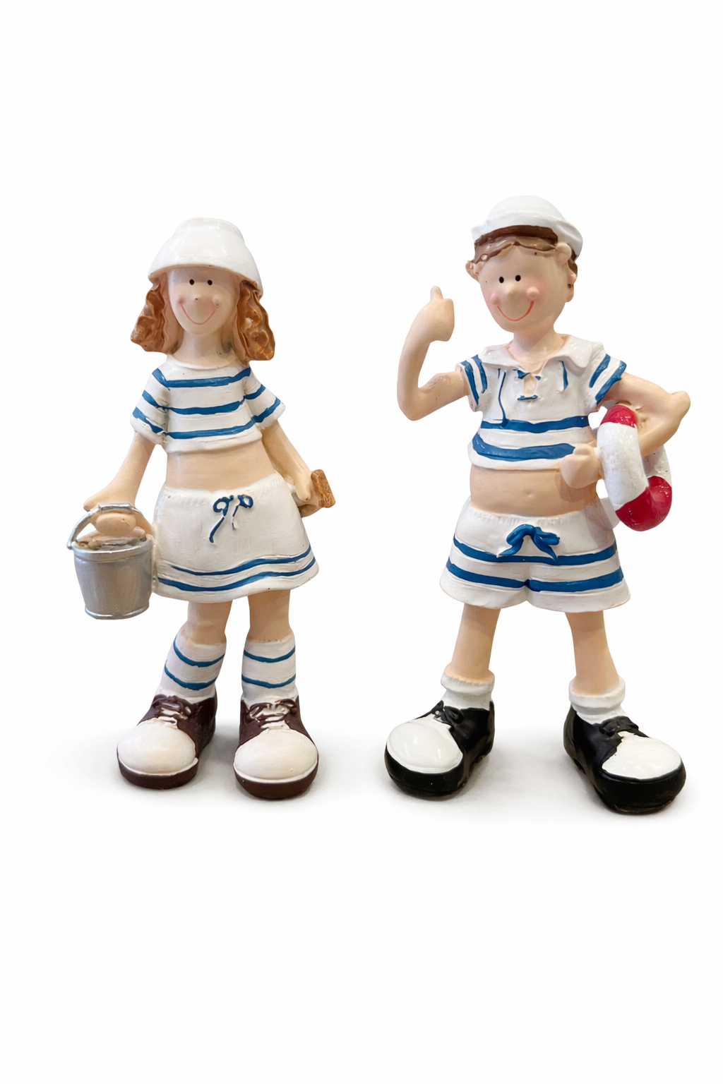 Beach Kids Figurines Set of 2