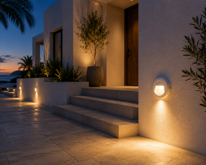 Luna Step Wall Light For Outdoor and Indoor applications