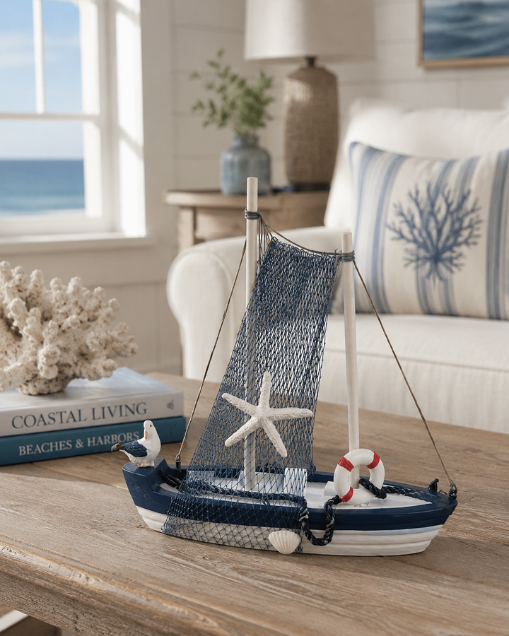 Decorative Wooden Sailboat