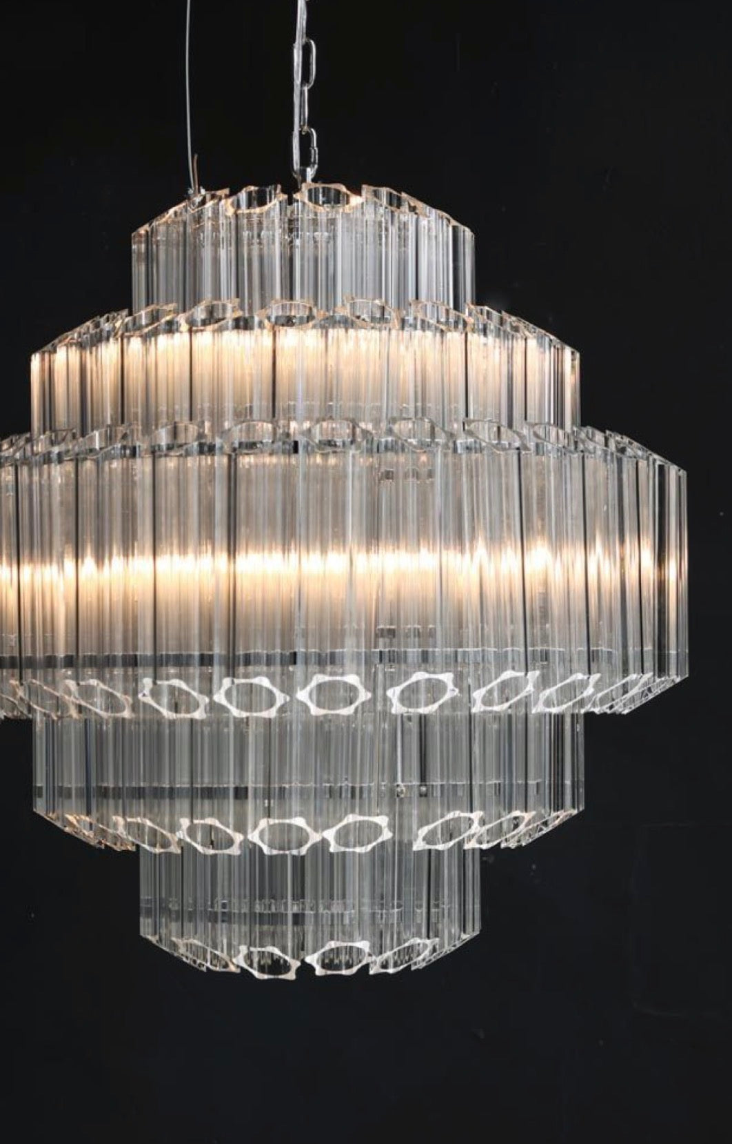 Crystal Tier Chandelier