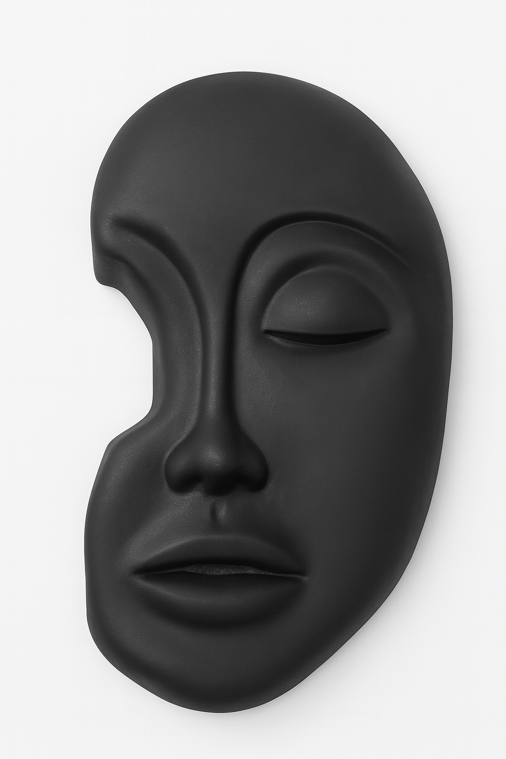 Modern Abstract Black Wall Mask