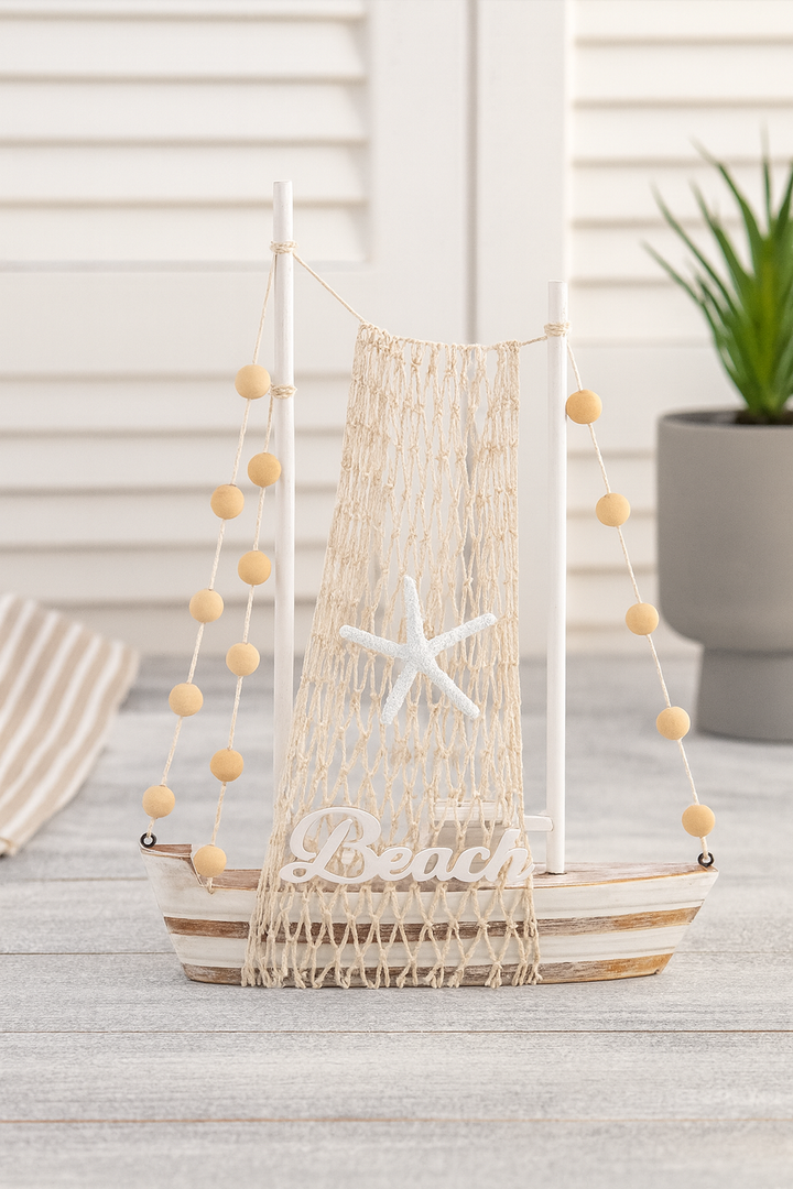 Decorative Sailboat with Net