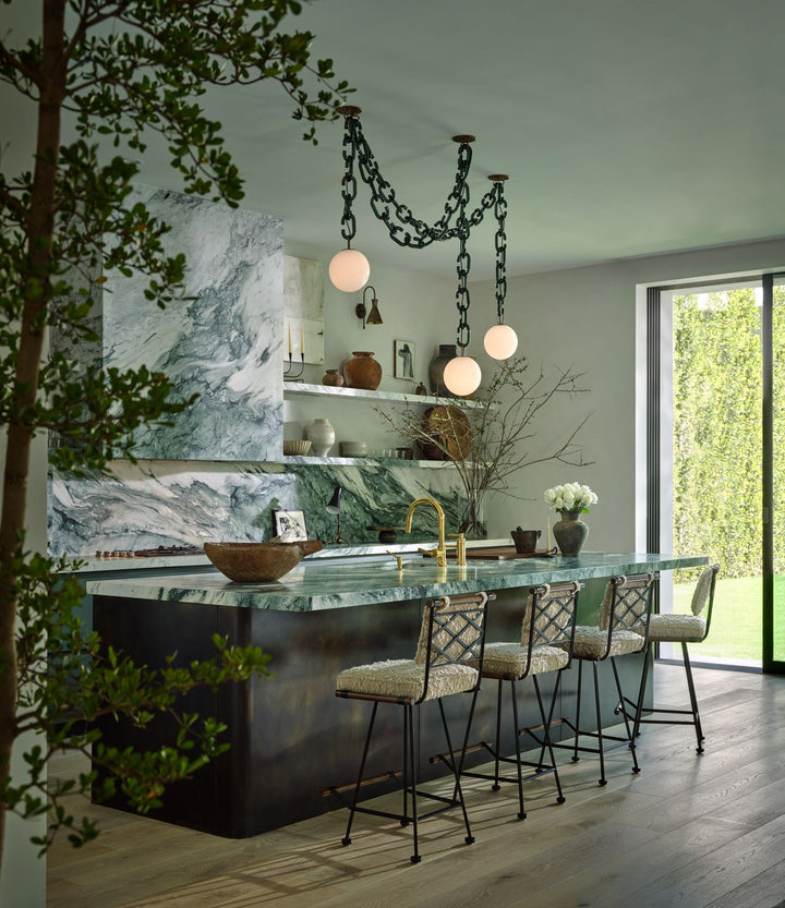 Modern Chain Globe Pendant Light