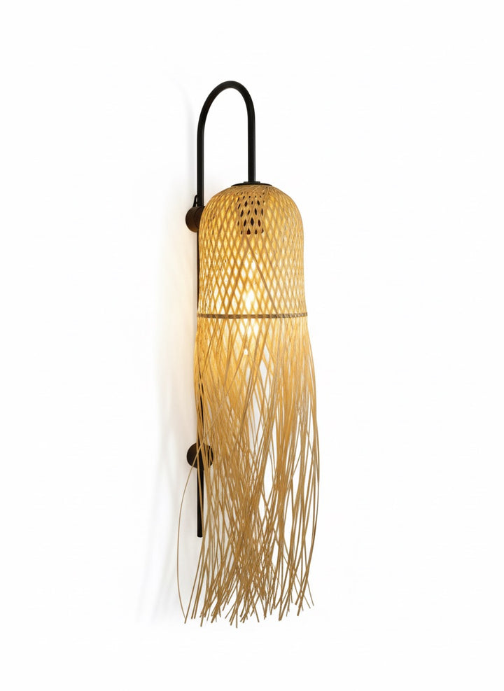 Rustic Woven Wall Sconce