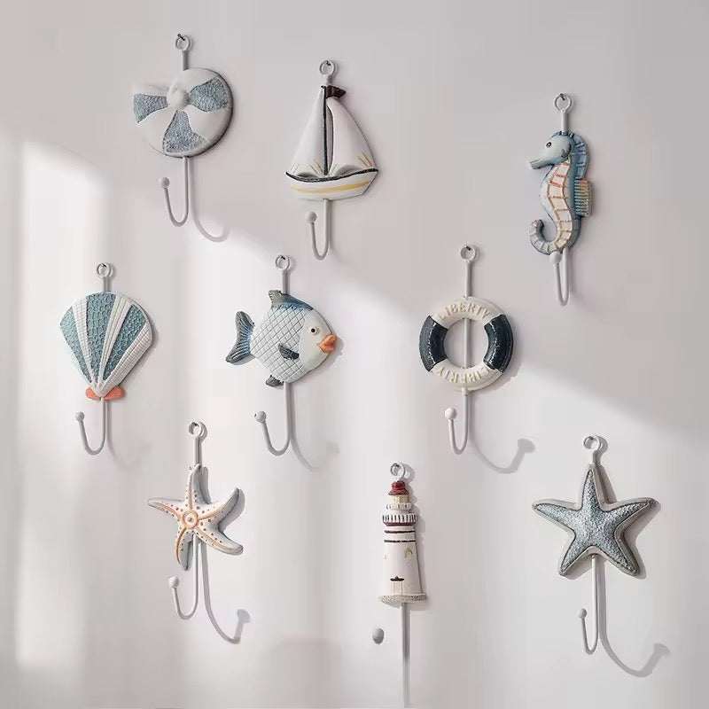 Nautical Wall Hooks Set of 3