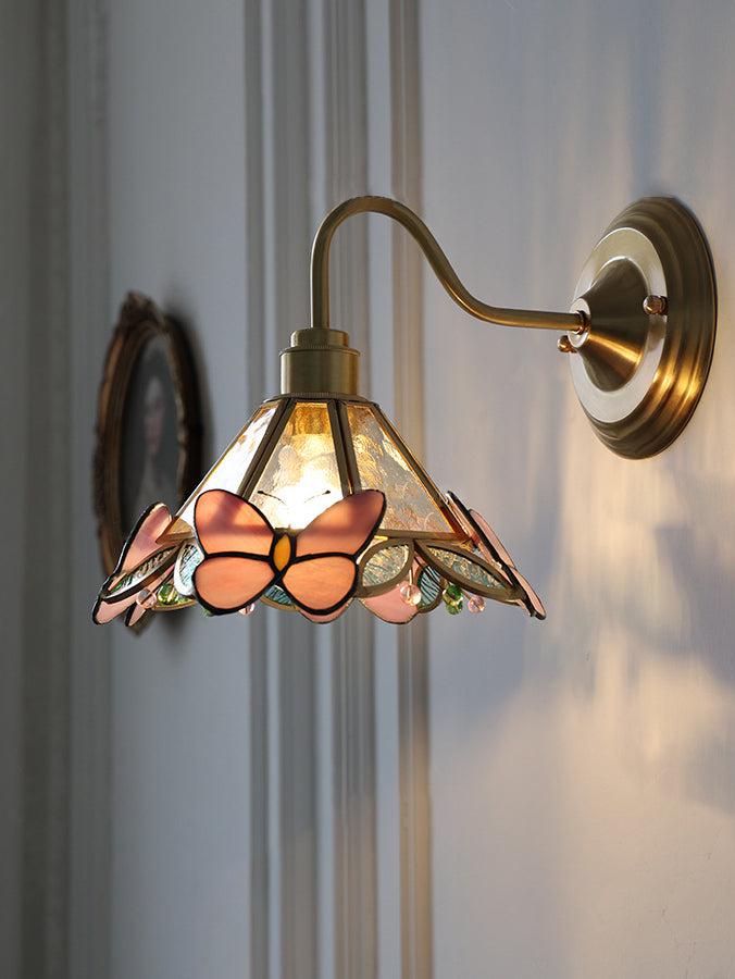 Butterfly Tiffany Wall Light