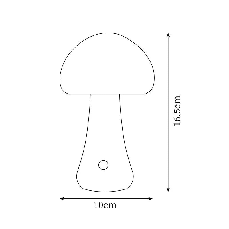 Wooden Rechargeable Table Lamp