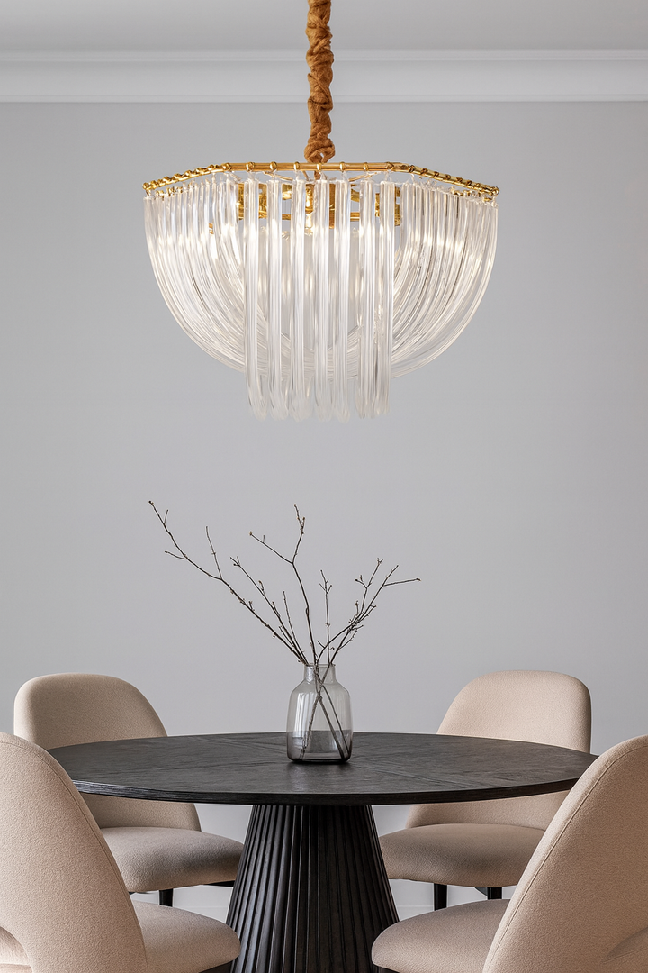 Crystal Curve Chandelier