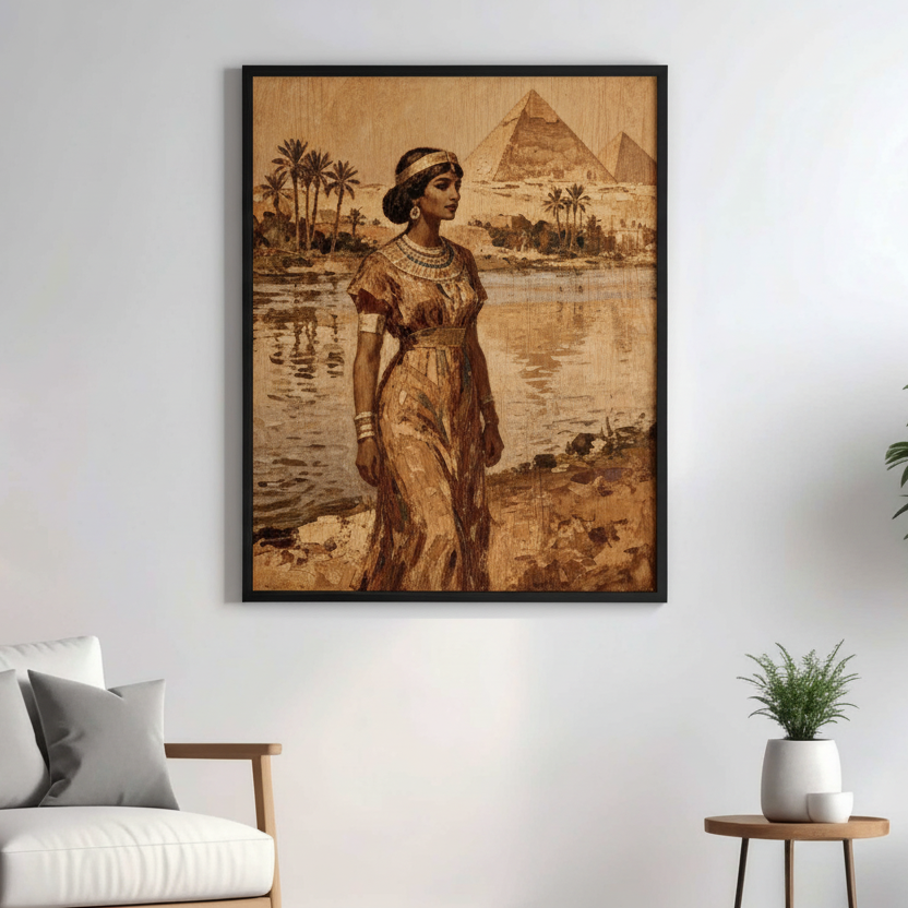 Ancient Egypt Nile Queen Wall Art