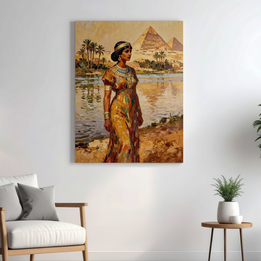 Ancient Egypt Nile Queen Wall Art
