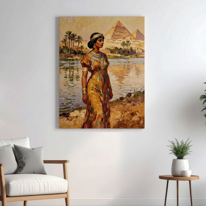 Ancient Egypt Nile Queen Wall Art