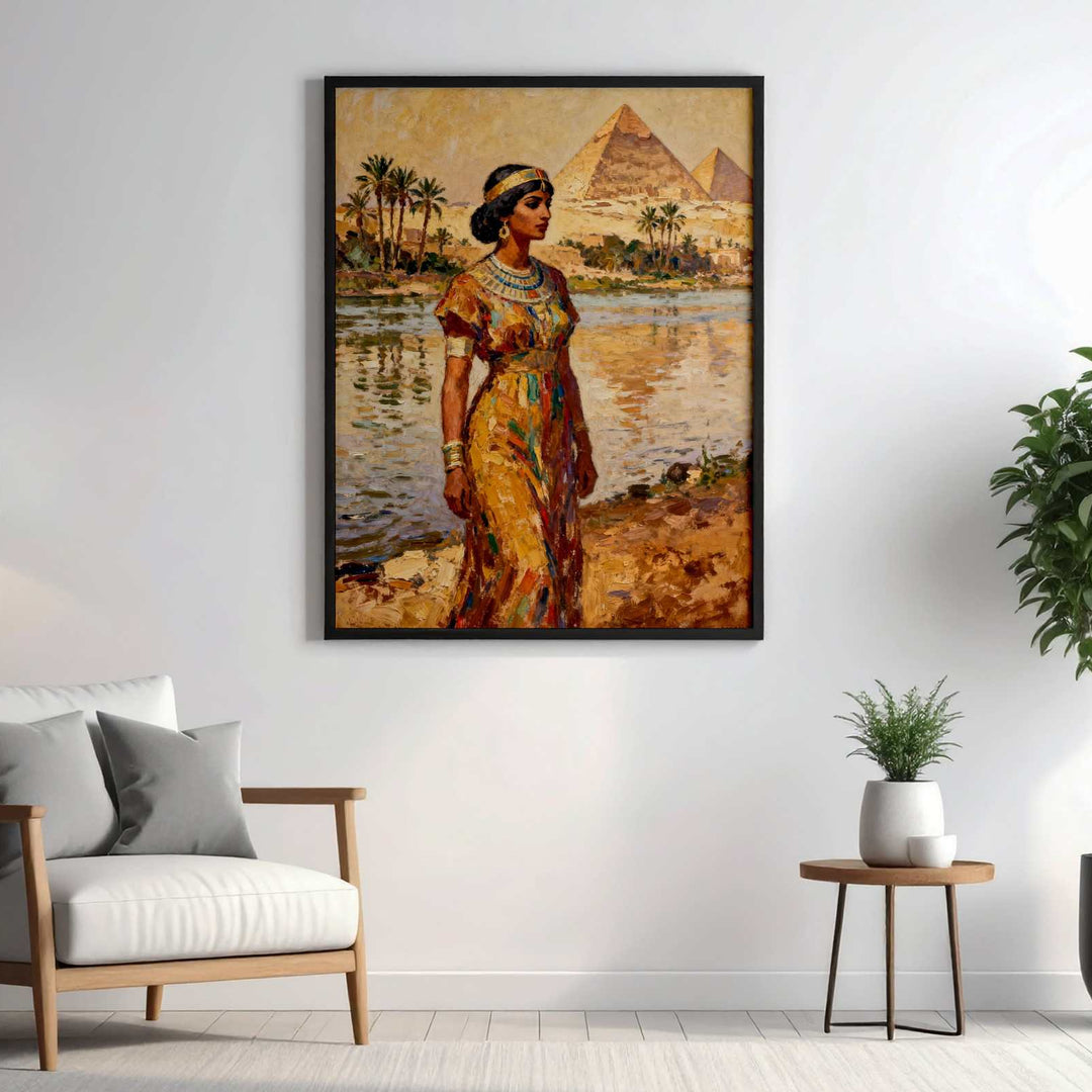 Ancient Egypt Nile Queen Wall Art