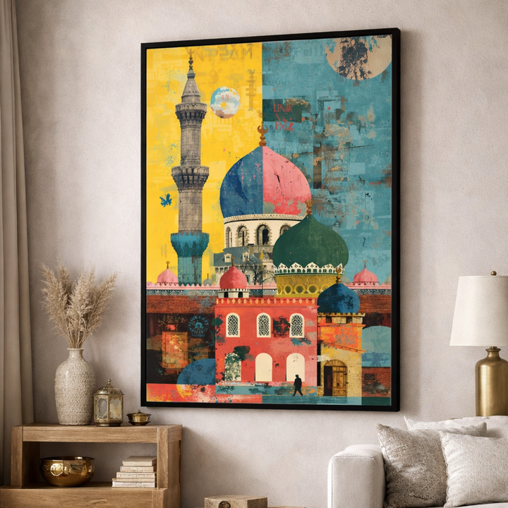 Modern Islamic Architecture Canvas