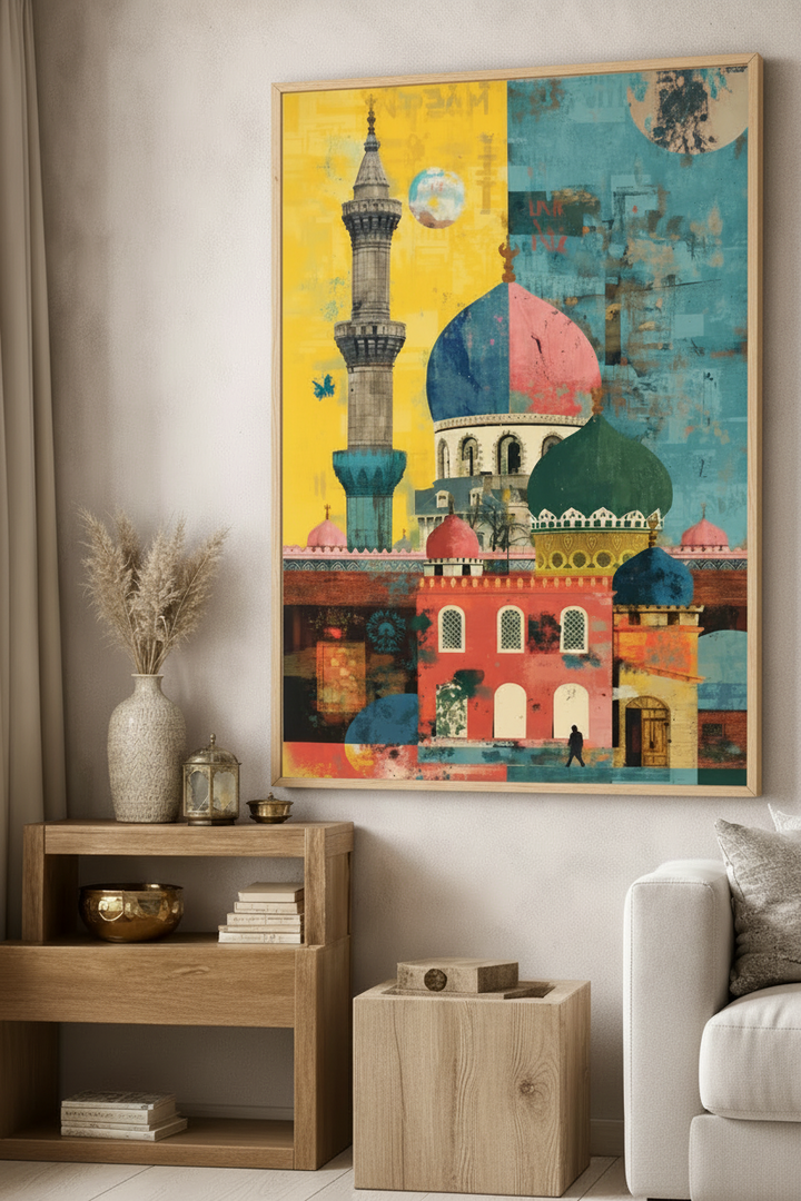 Modern Islamic Architecture Canvas