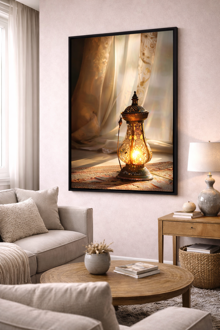 Warm Lantern Glow Canvas