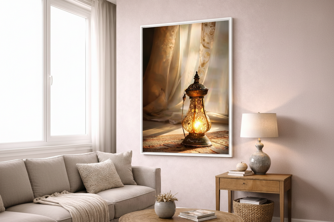 Warm Lantern Glow Canvas