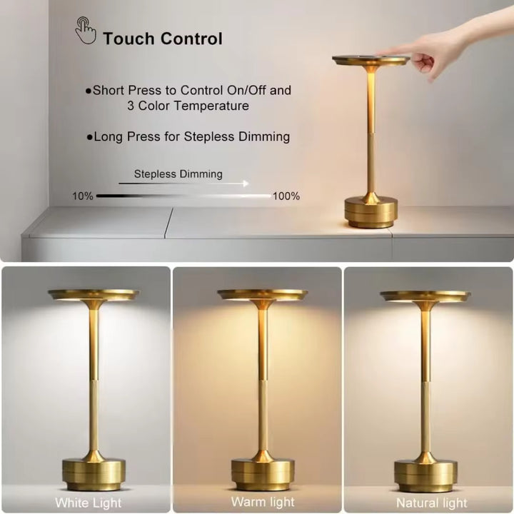 Modern LED rechargeable Table Lamps