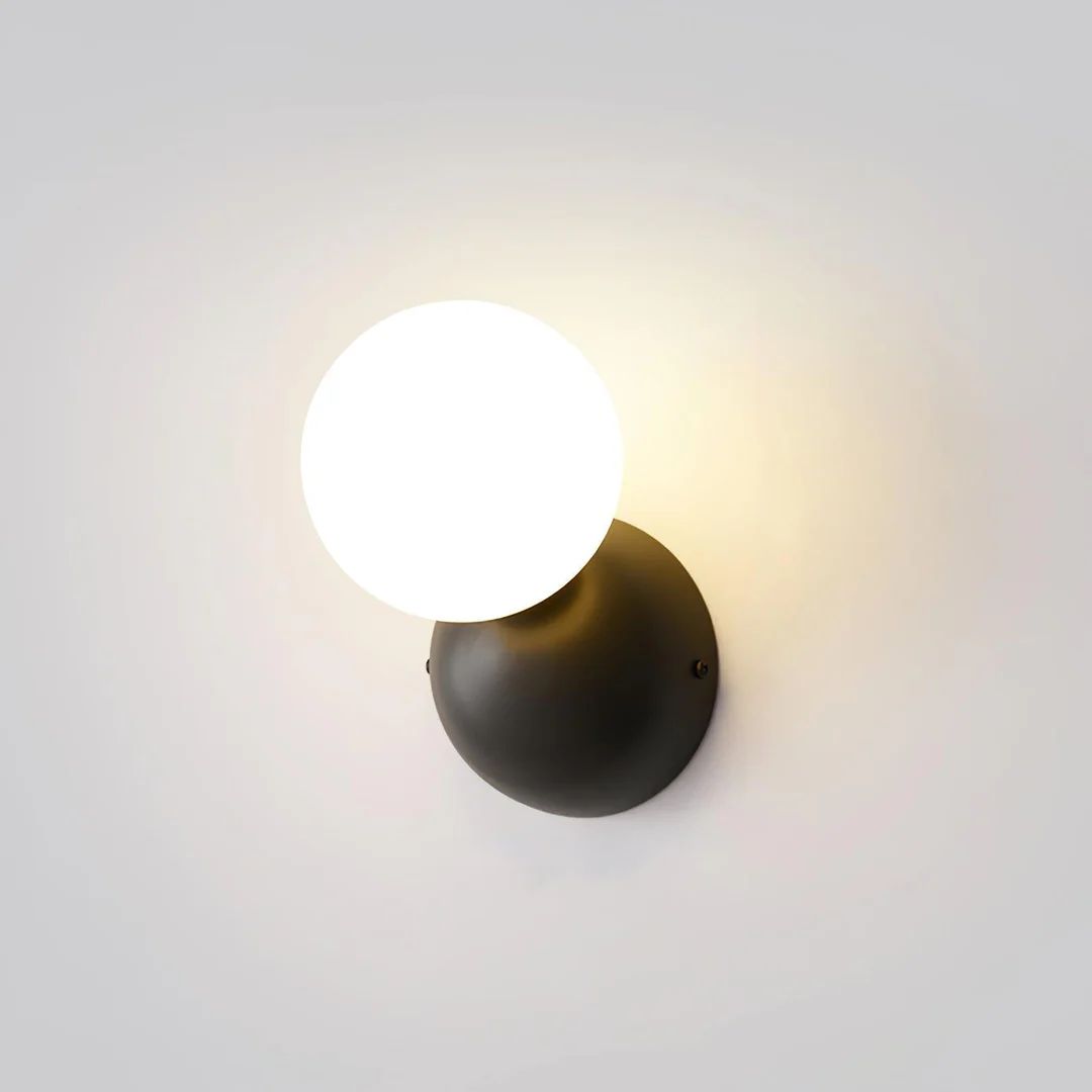 Gold Globe Wall Sconce
