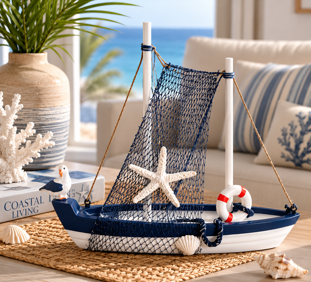 Decorative Wooden Sailboat