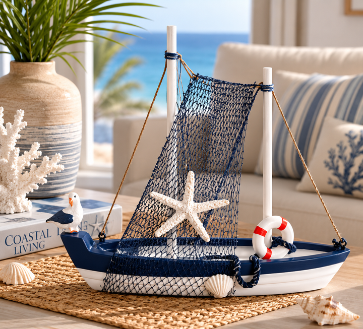 Decorative Wooden Sailboat