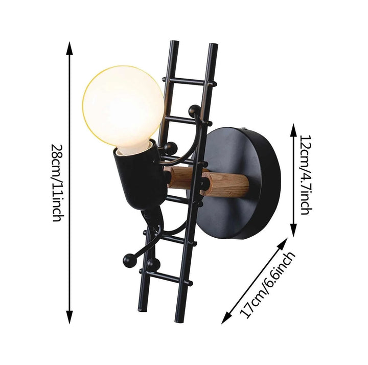 Creative Wall Light with Ladder Design