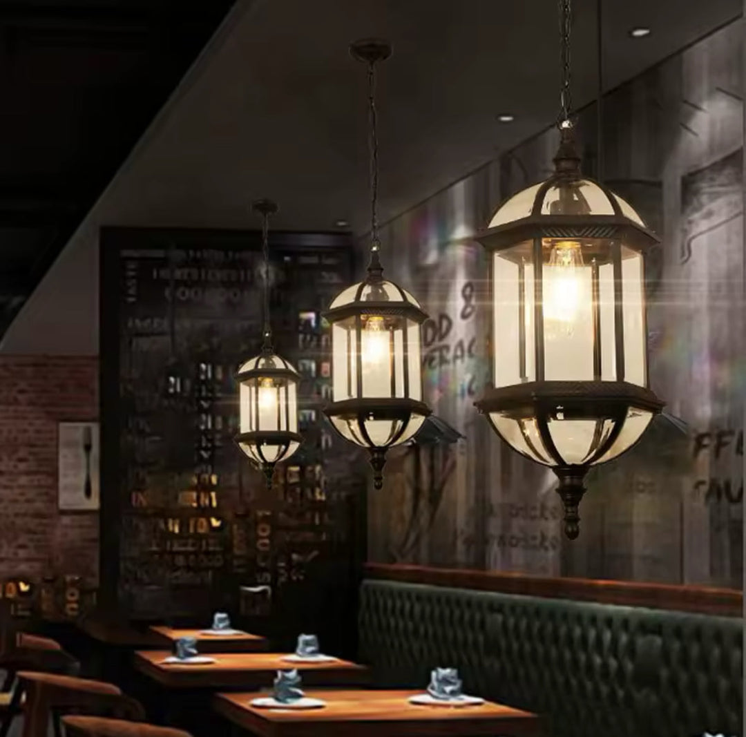Vintage Lantern Pendant Lights for Restaurants