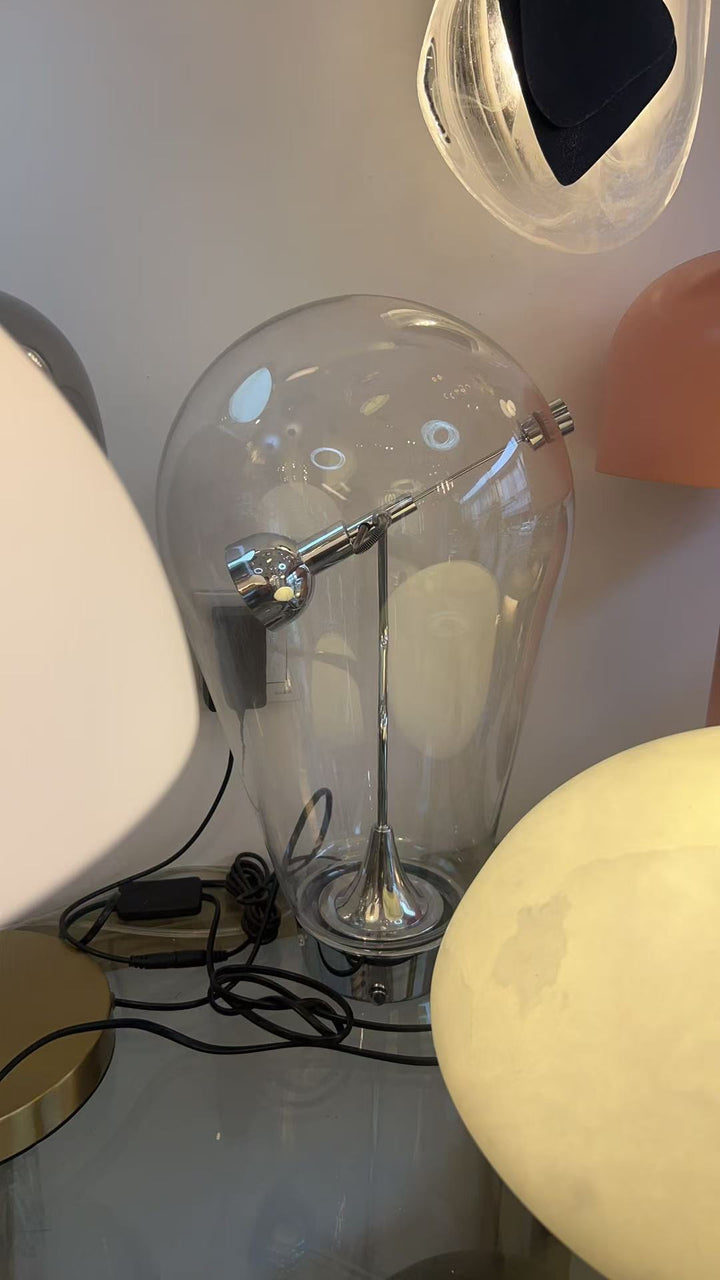 Modern Glass Dome Table Lamp