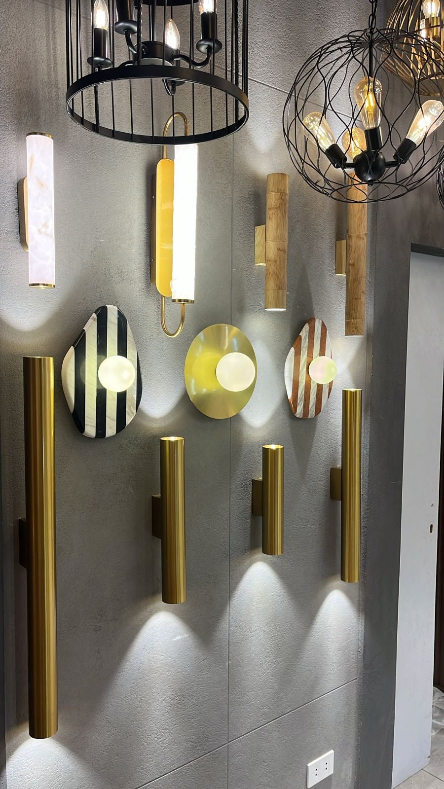 Slim Gold Wall Sconce