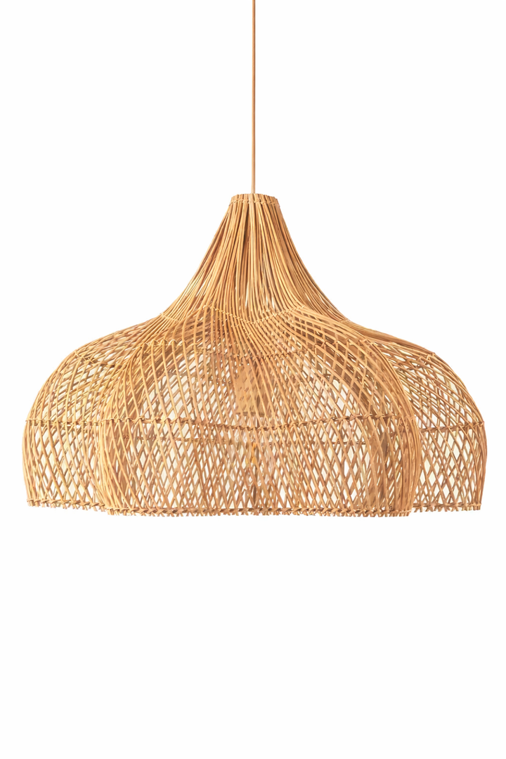 Natural Bamboo Rattan Pendant Light