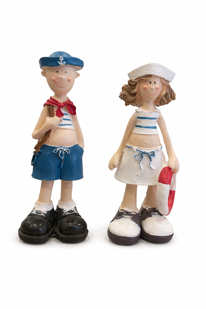 Beach Couple Figurines Set of 2