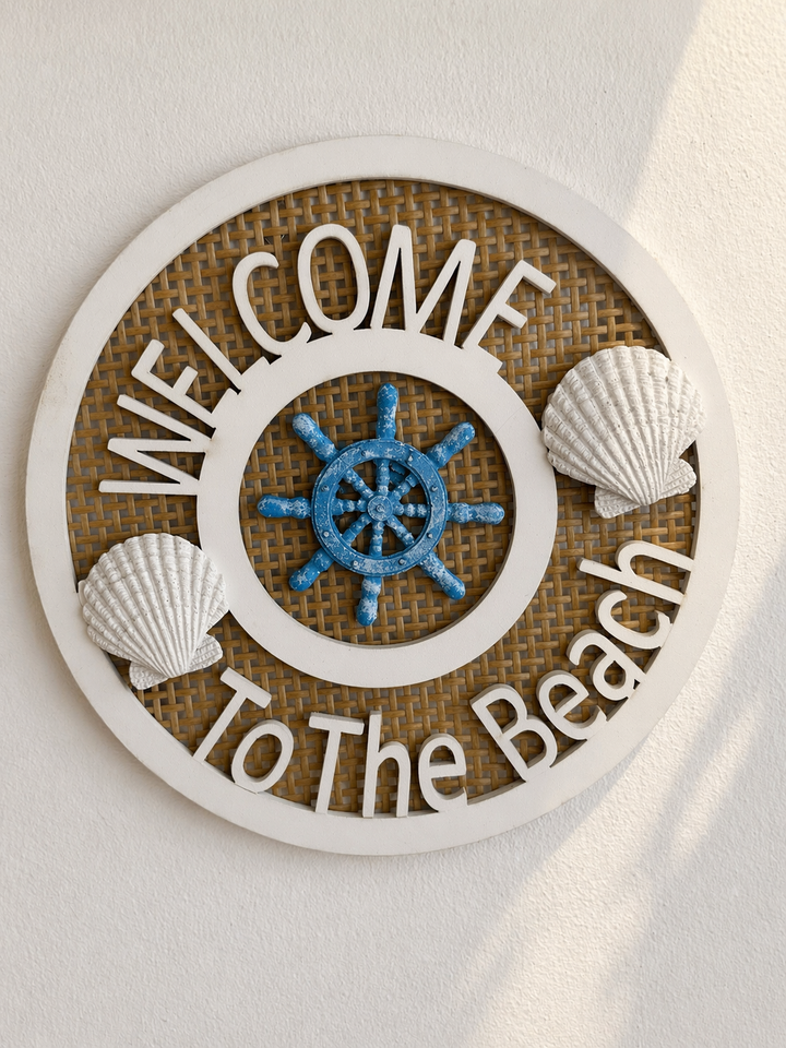 Seahorse Welcome Wall Sign