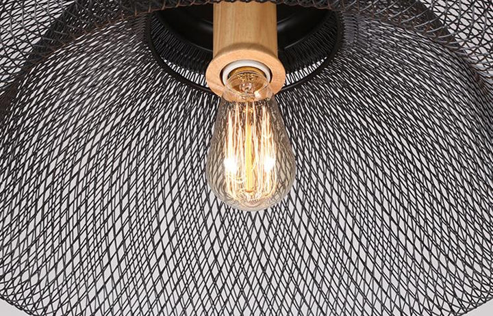 Industrial Pendant Lights with Wire Mesh Shades (Multiple Styles)