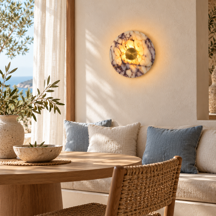 Calacatta Viola Marble Wall Light