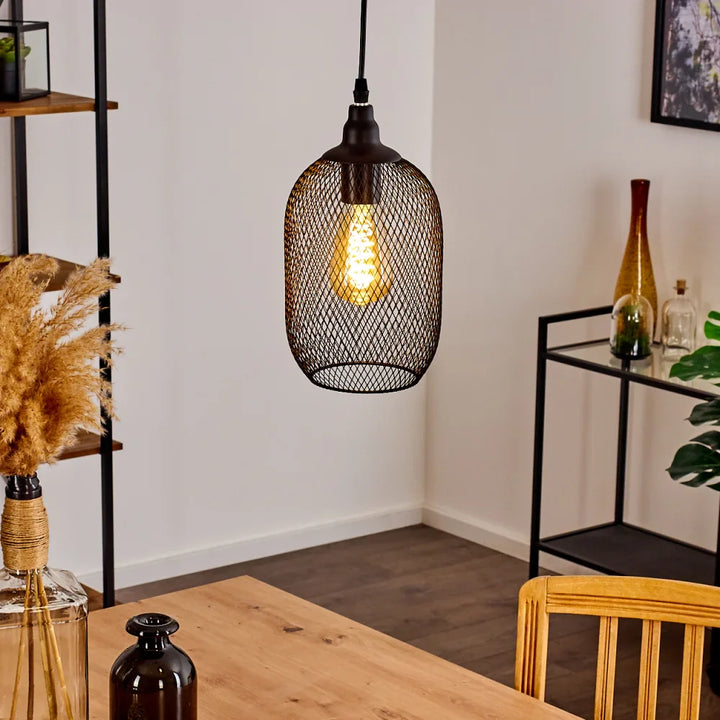 Industrial Cage Pendant Light