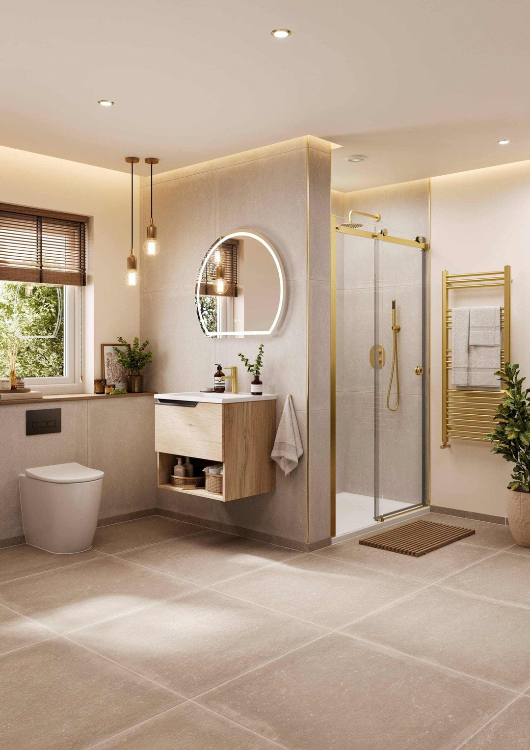 Solis Led Solis LED MirrorUpgrade your bathroom with the Solis LED Mirror, a hal ...