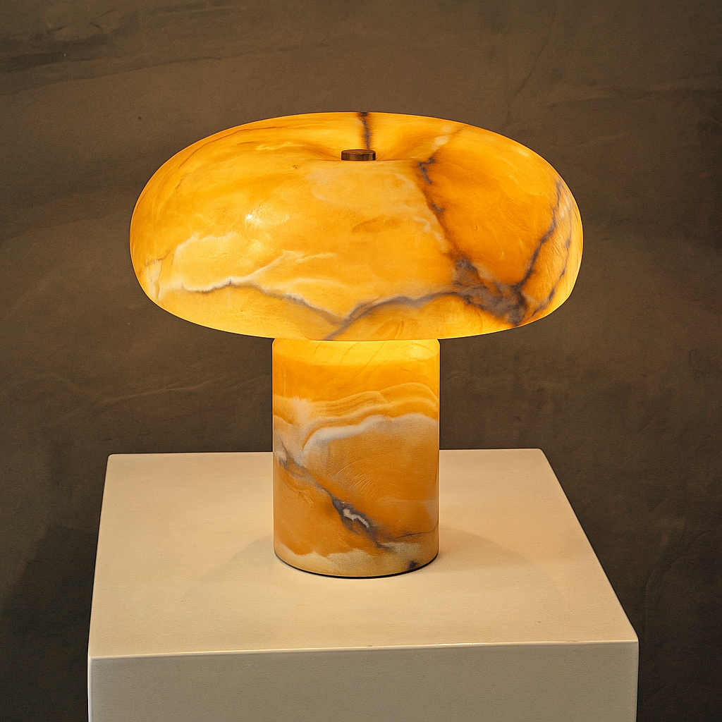 Alabaster Stone Table Lamp