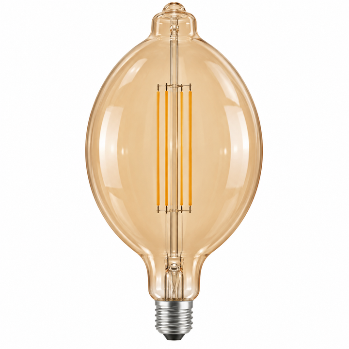 Amber Glass Filament Pendant Light- BT54